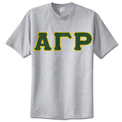 Alpha Gamma Rho Fraternity Lettered T-Shirt