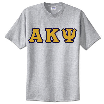 Alpha Kappa Psi Fraternity Lettered T-Shirt