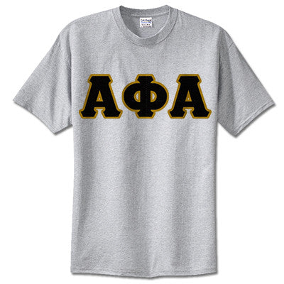 Alpha Phi Alpha Fraternity Lettered T-Shirt