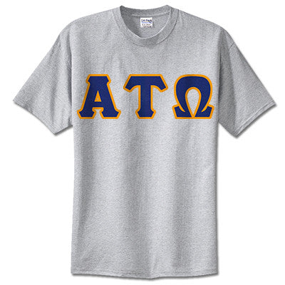 Alpha Tau Omega Fraternity Lettered T-Shirt