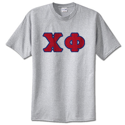 Chi Phi Fraternity Lettered T-Shirt