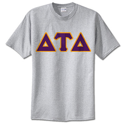 Delta Tau Delta Fraternity Lettered T-Shirt