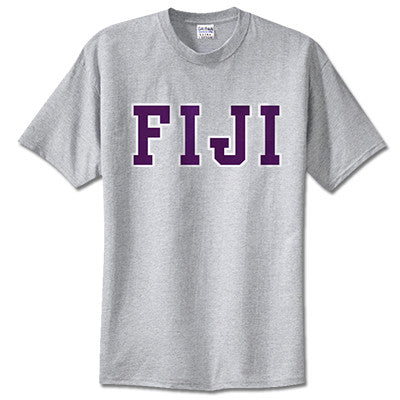 FIJI Fraternity Lettered T-Shirt