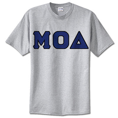 Mu Omicron Delta Fraternity Lettered T-Shirt