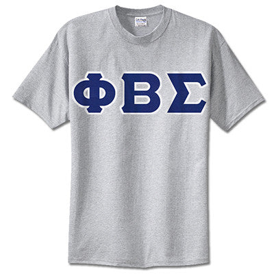 Phi Beta Sigma Fraternity Lettered T-Shirt