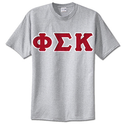 Phi Sigma Kappa Fraternity Lettered T-Shirt