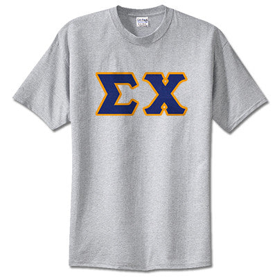 Sigma Chi Fraternity Lettered T-Shirt