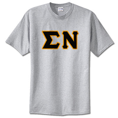 Sigma Nu Fraternity Lettered T-Shirt