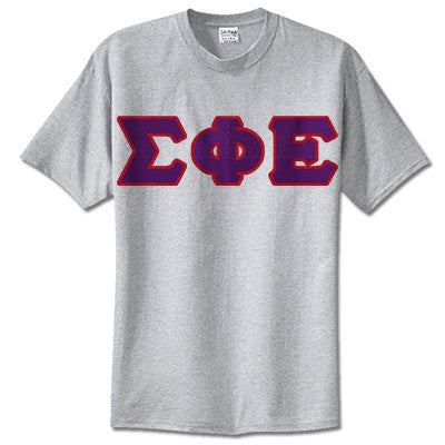 Sigma Phi Epsilon Fraternity Lettered T-Shirt