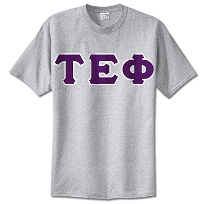 Tau Epsilon Phi Fraternity Lettered T-Shirt