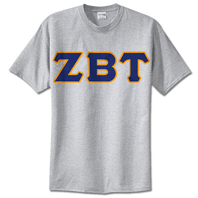 Zeta Beta Tau Fraternity Lettered T-Shirt