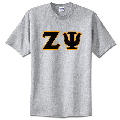 Zeta Psi Fraternity Lettered T-Shirt