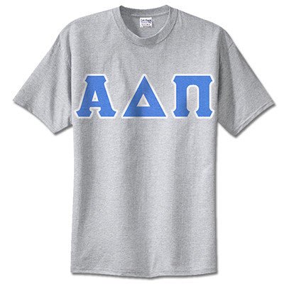 Alpha Delta Pi Sorority Lettered T-Shirt