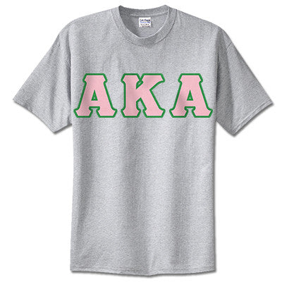 Alpha Kappa Alpha Sorority Lettered T-Shirt