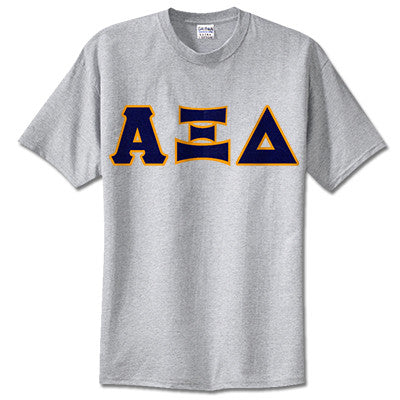 Alpha Xi Delta Sorority Lettered T-Shirt