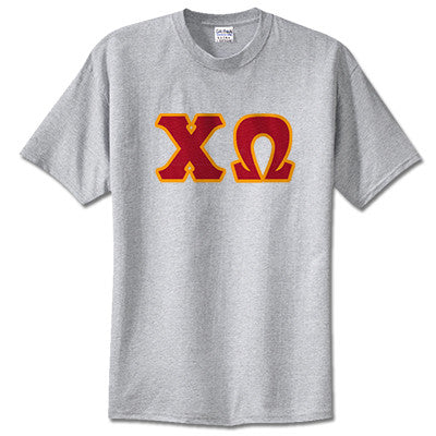 Chi Omega Sorority Lettered T-Shirt