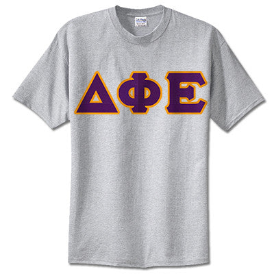 Delta Phi Epsilon Sorority Lettered T-Shirt