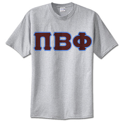 Pi Beta Phi Sorority Lettered T-Shirt